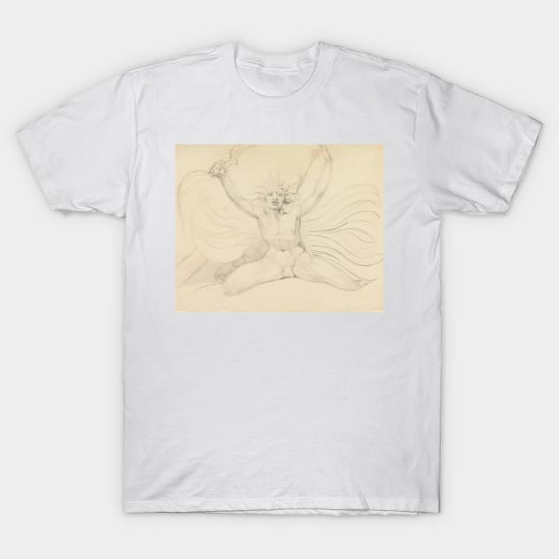 Albion Compelling the Four Zoas to Their Proper Tasks by William Blake T-Shirt by Classic Art Stall